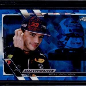 Max Verstappen 2021 Topps Chrome Formula 1 Racing Card
